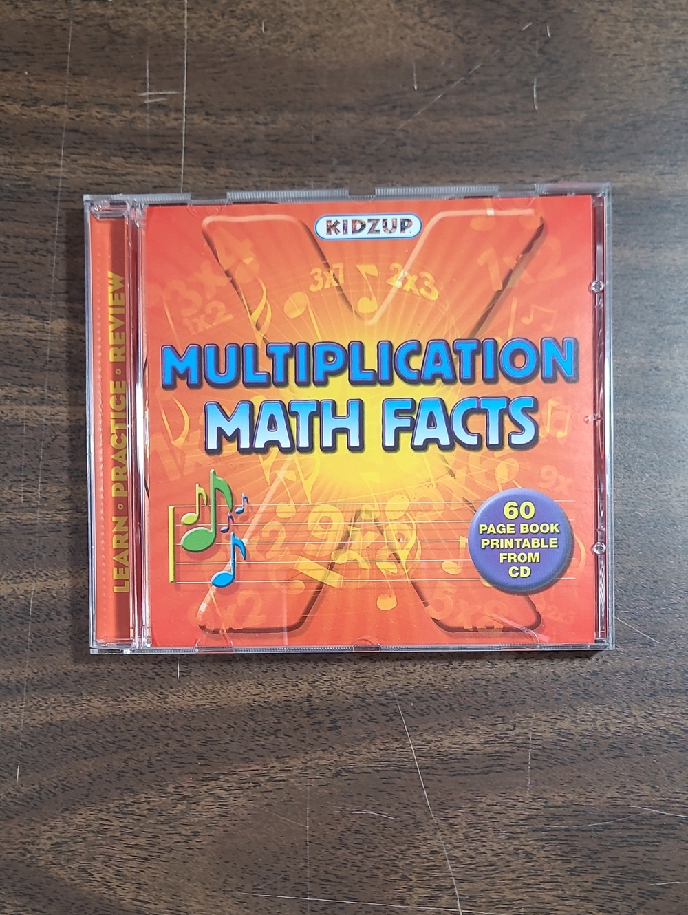 Multiplication Math Facts CD